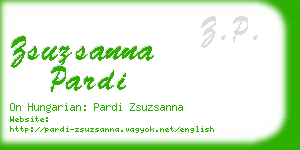 zsuzsanna pardi business card